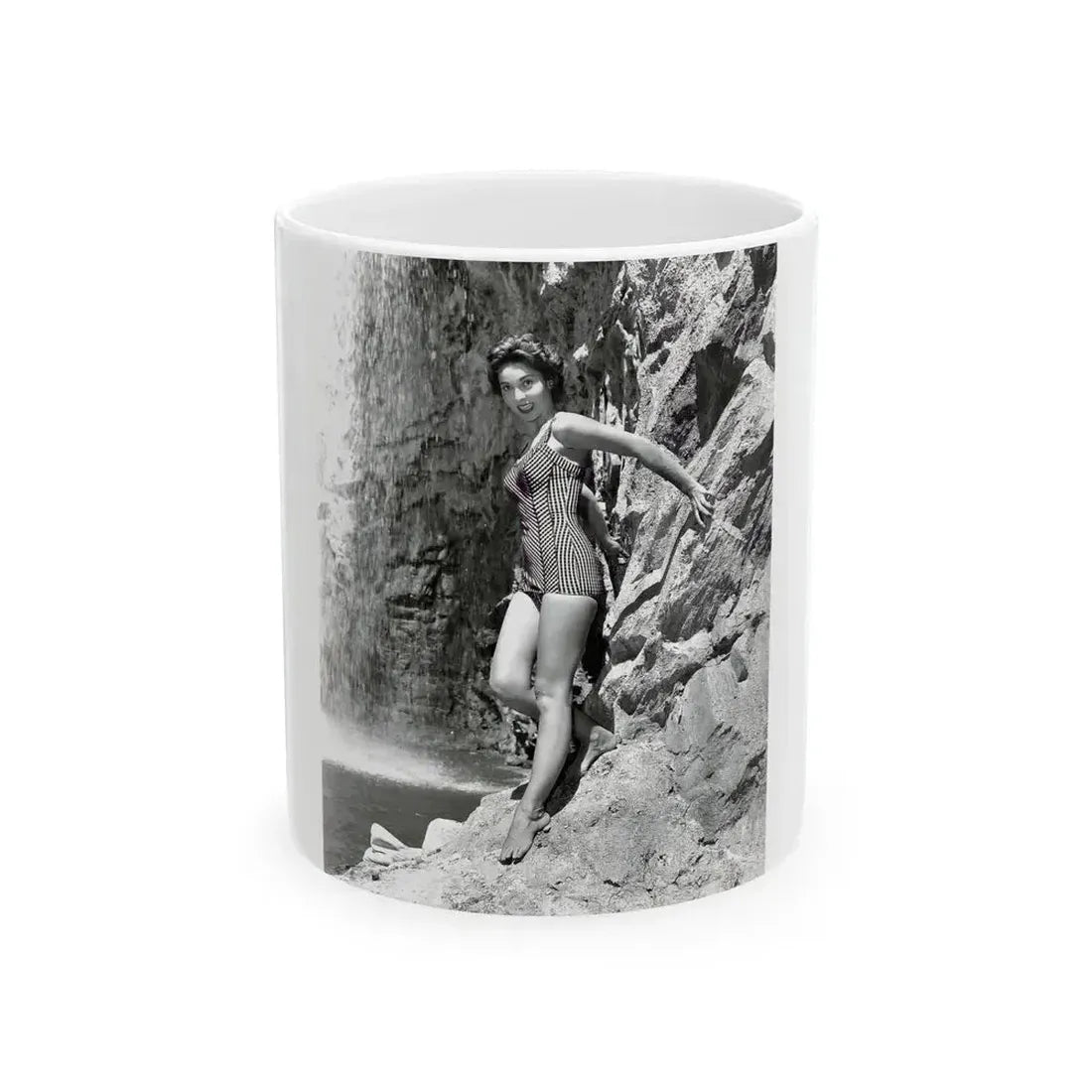 Beverly Garland #145 (Vintage Female Icon) White Coffee Mug 11oz - Go Mug Yourself