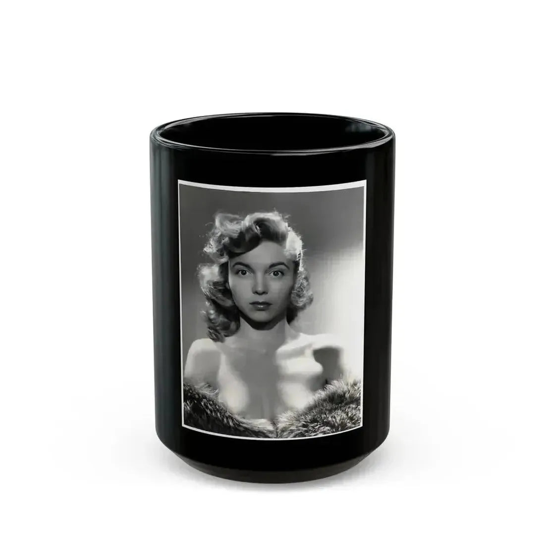 Beverly Garland #146 (Vintage Female Icon) Black Coffee Mug 15oz - Go Mug Yourself