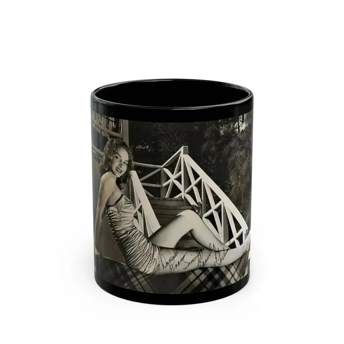Beverly Garland #147 (Vintage Female Icon) Black Coffee Mug 11oz - Go Mug Yourself