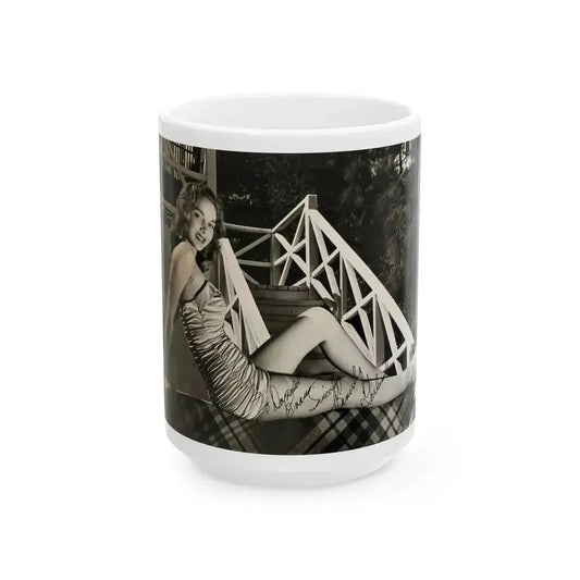 Beverly Garland #147 (Vintage Female Icon) White Coffee Mug 15oz - Go Mug Yourself