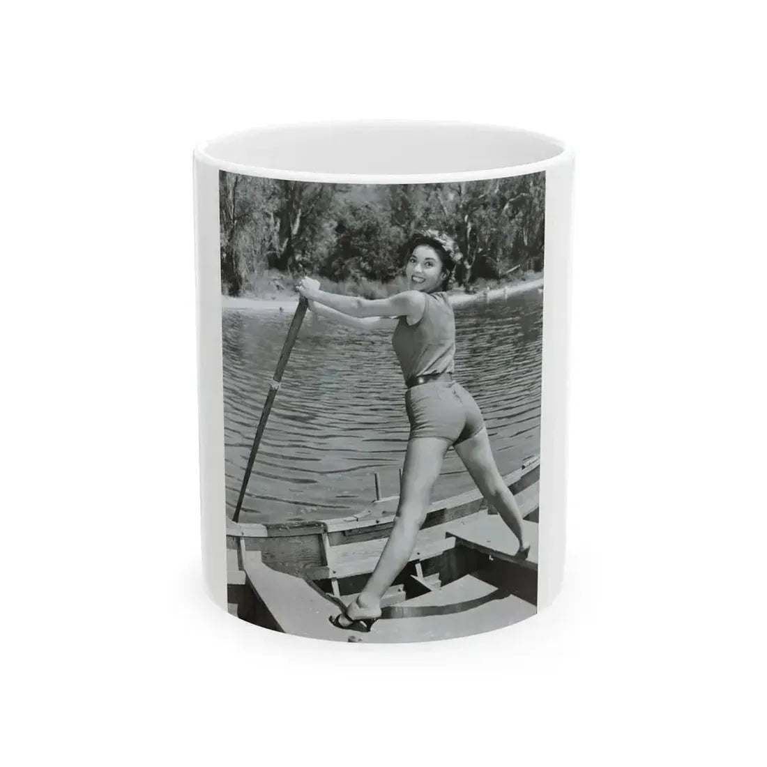 Beverly Garland #150 (Vintage Female Icon) White Coffee Mug 11oz - Go Mug Yourself