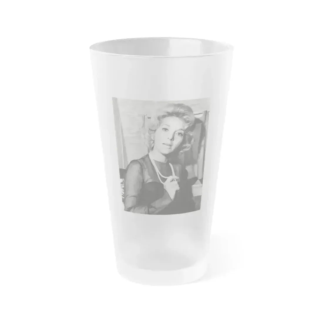 Beverly Garland #23 (Vintage Female Icon) Frosted Pint Glass 16oz 16oz Frosted - Go Mug Yourself
