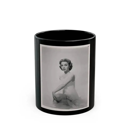 Beverly Garland #26 - 8x10 B&W Glamour Almost Full Body (Vintage Female Icon) Black Coffee Mug 11oz - Go Mug Yourself