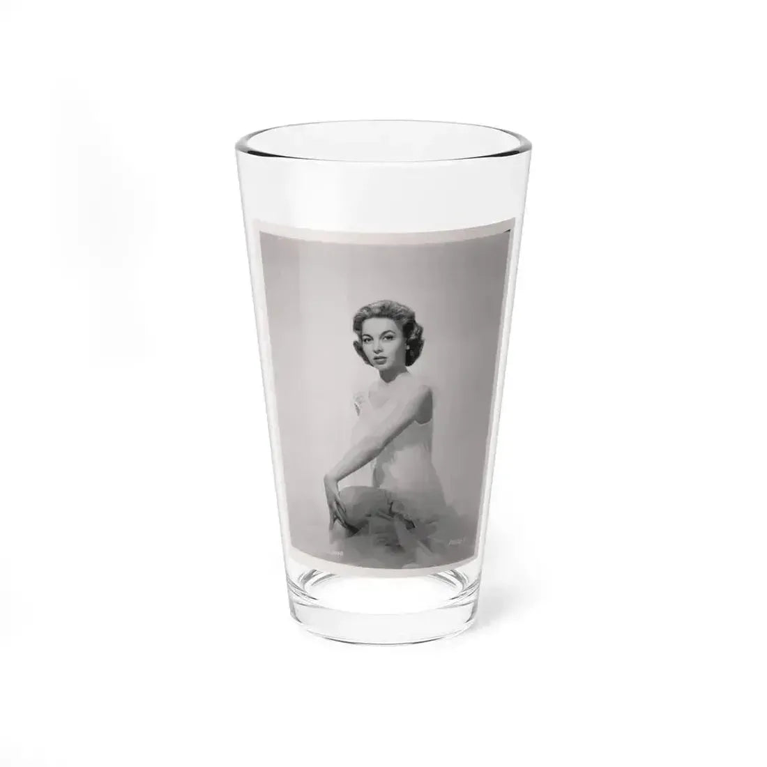 Beverly Garland #26 - 8x10 B&W Glamour Almost Full Body (Vintage Female Icon) Pint Glass 16oz 16oz - Go Mug Yourself