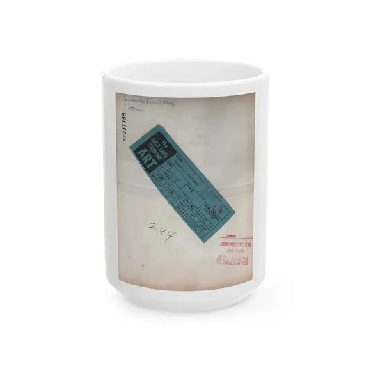 Beverly Garland #32 - 7x9 Vintage B&W Head & Shoulder Glamour Promo Photo from 9-3-57 (Vintage Female Icon) White Coffee Mug 15oz - Go Mug Yourself