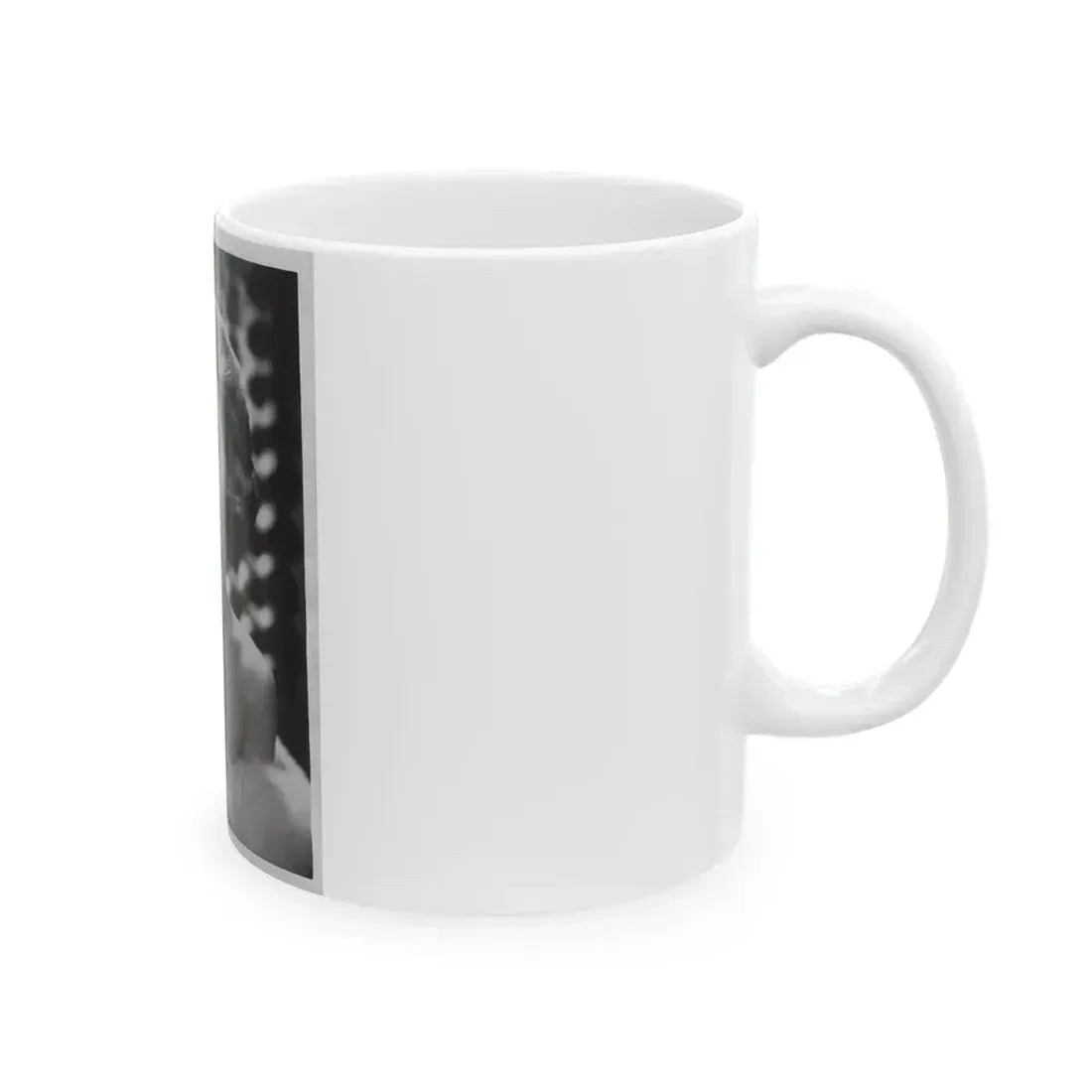 Beverly Garland #32 - 7x9 Vintage B&W Head & Shoulder Glamour Promo Photo from 9-3-57_1 (Vintage Female Icon) White Coffee Mug - Go Mug Yourself