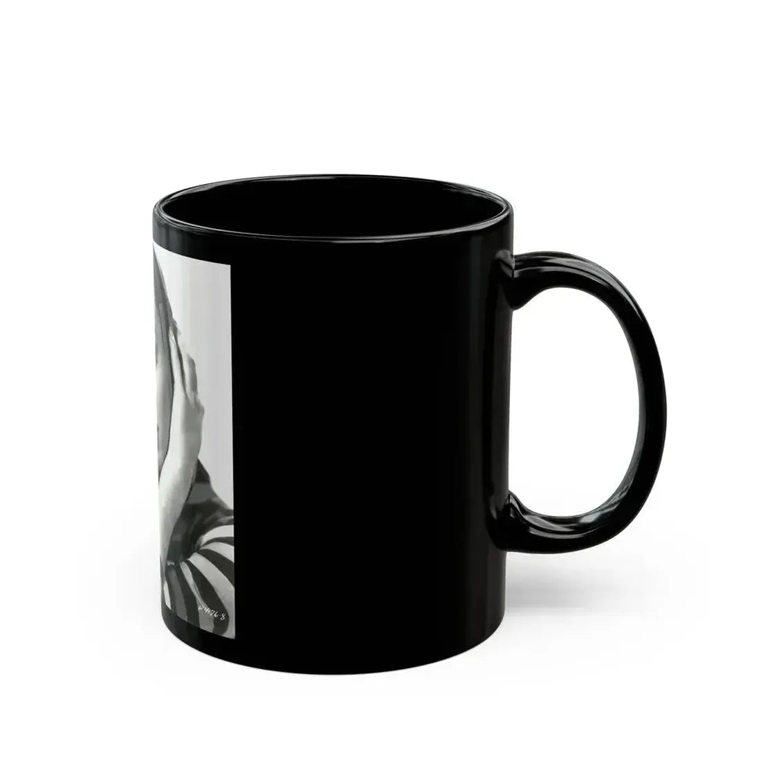 Beverly Garland #33 (Vintage Female Icon) Black Coffee Mug - Go Mug Yourself