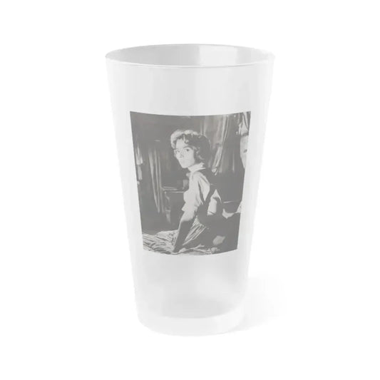 Beverly Garland #37 (Vintage Female Icon) Frosted Pint Glass 16oz 16oz Frosted - Go Mug Yourself