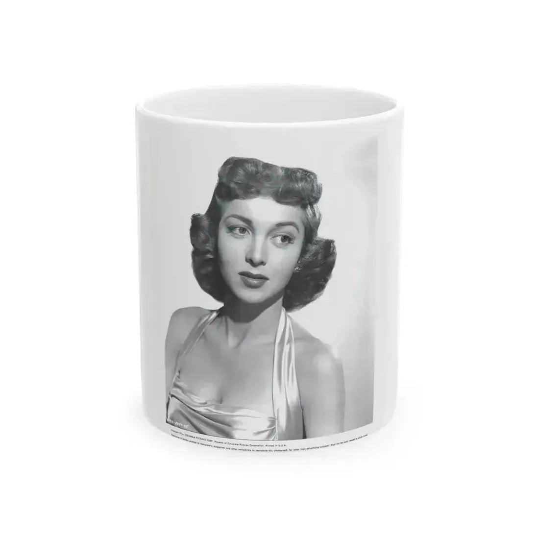 Beverly Garland #38 (Vintage Female Icon) White Coffee Mug 11oz - Go Mug Yourself