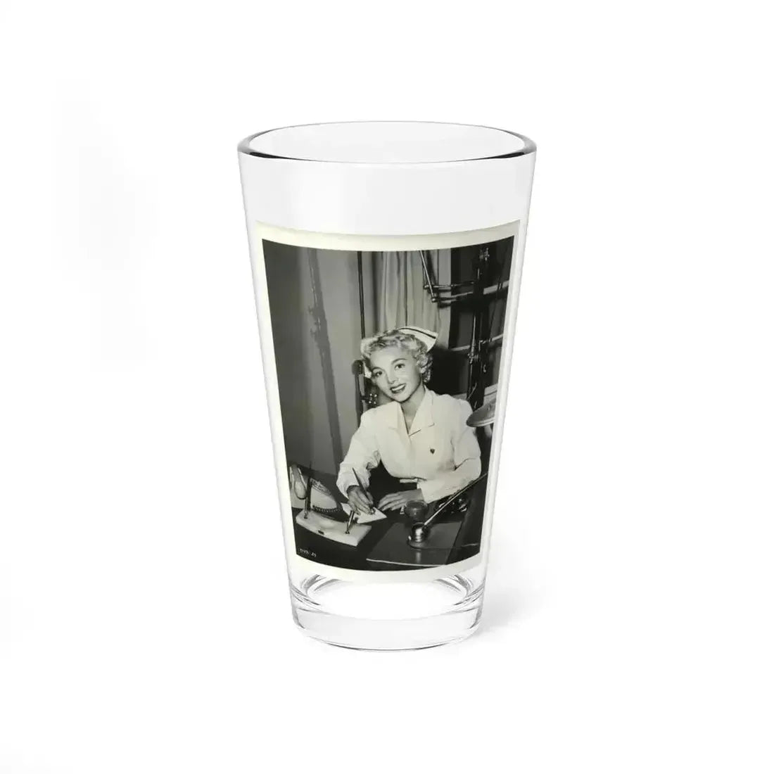 Beverly Garland #42 (Vintage Female Icon) Pint Glass 16oz 16oz - Go Mug Yourself