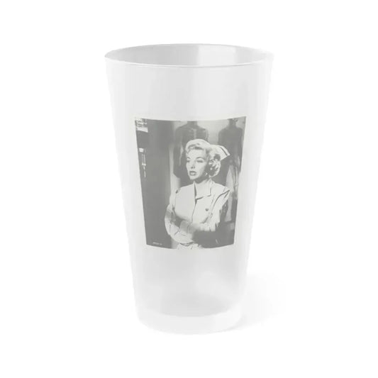 Beverly Garland #43 (Vintage Female Icon) Frosted Pint Glass 16oz 16oz Frosted - Go Mug Yourself