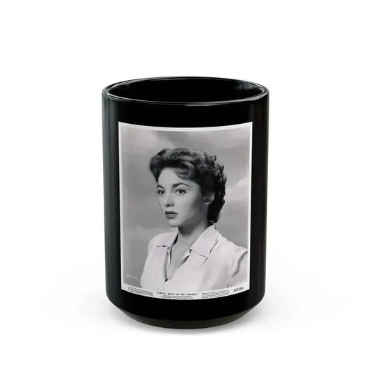 Beverly Garland #44 (Vintage Female Icon) Black Coffee Mug 15oz - Go Mug Yourself