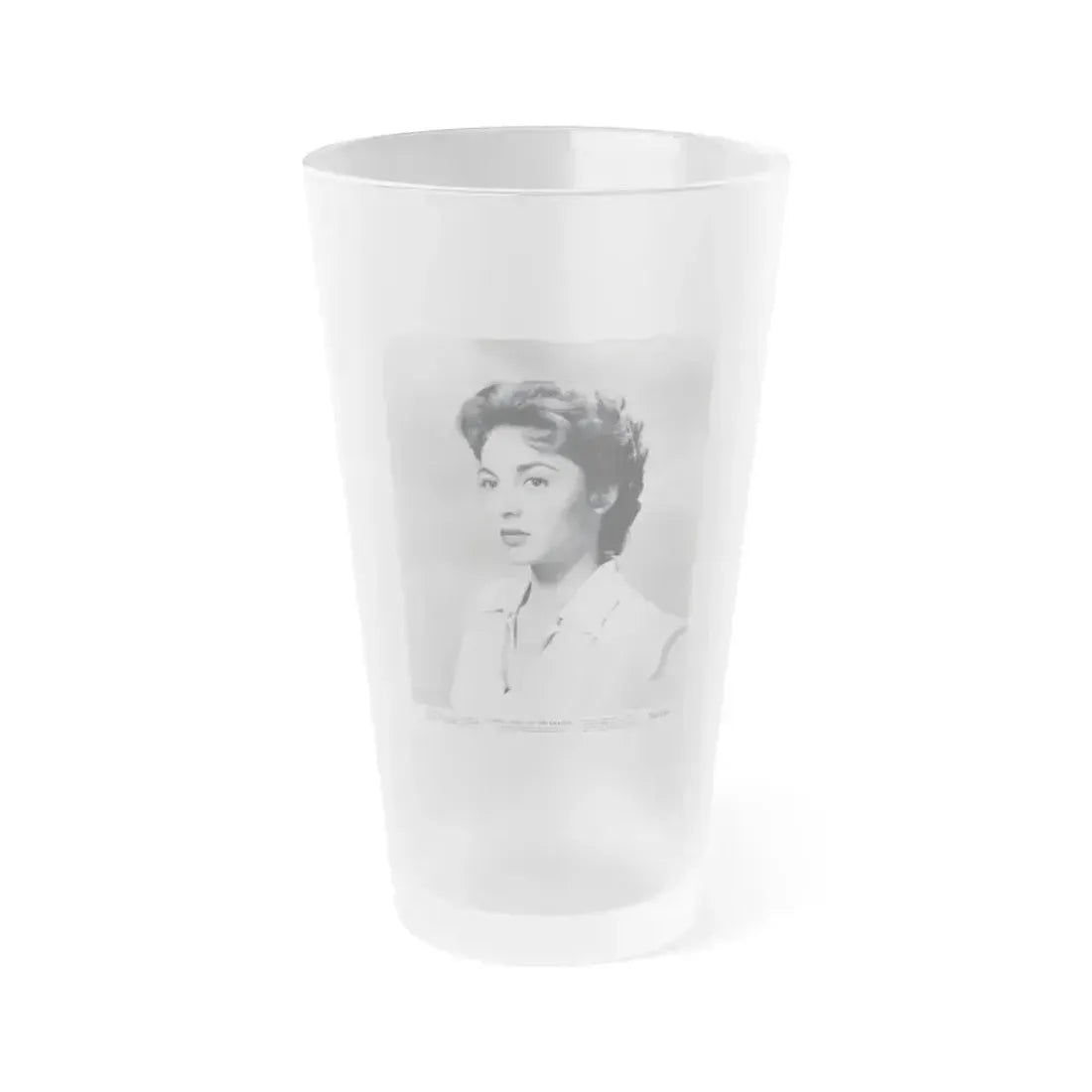 Beverly Garland #44 (Vintage Female Icon) Frosted Pint Glass 16oz 16oz Frosted - Go Mug Yourself
