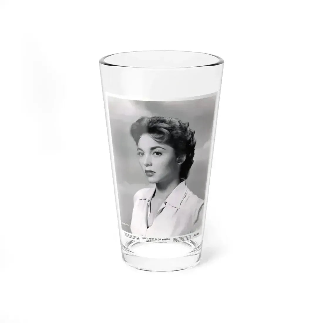 Beverly Garland #44 (Vintage Female Icon) Pint Glass 16oz 16oz - Go Mug Yourself