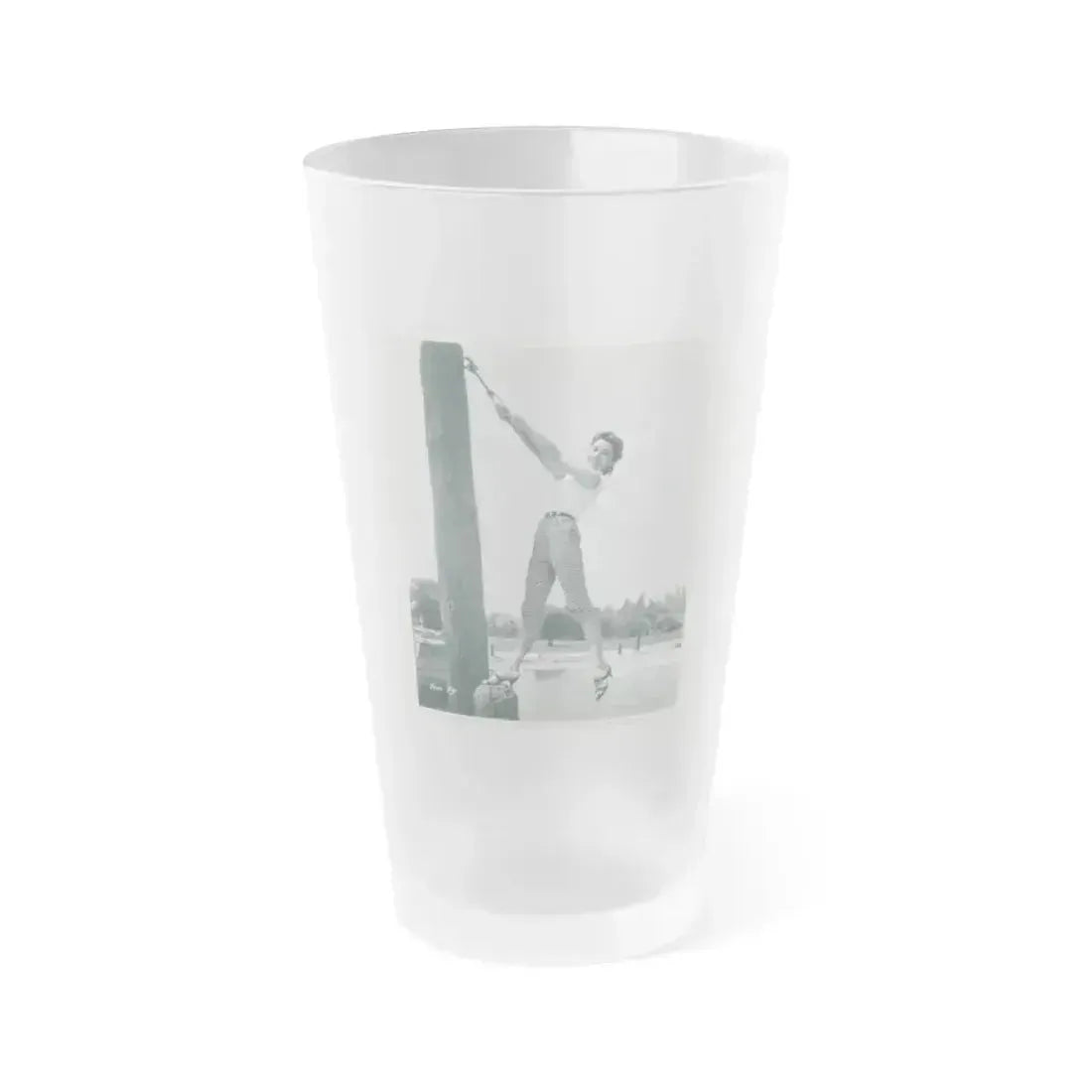 Beverly Garland #46 (Vintage Female Icon) Frosted Pint Glass 16oz 16oz Frosted - Go Mug Yourself