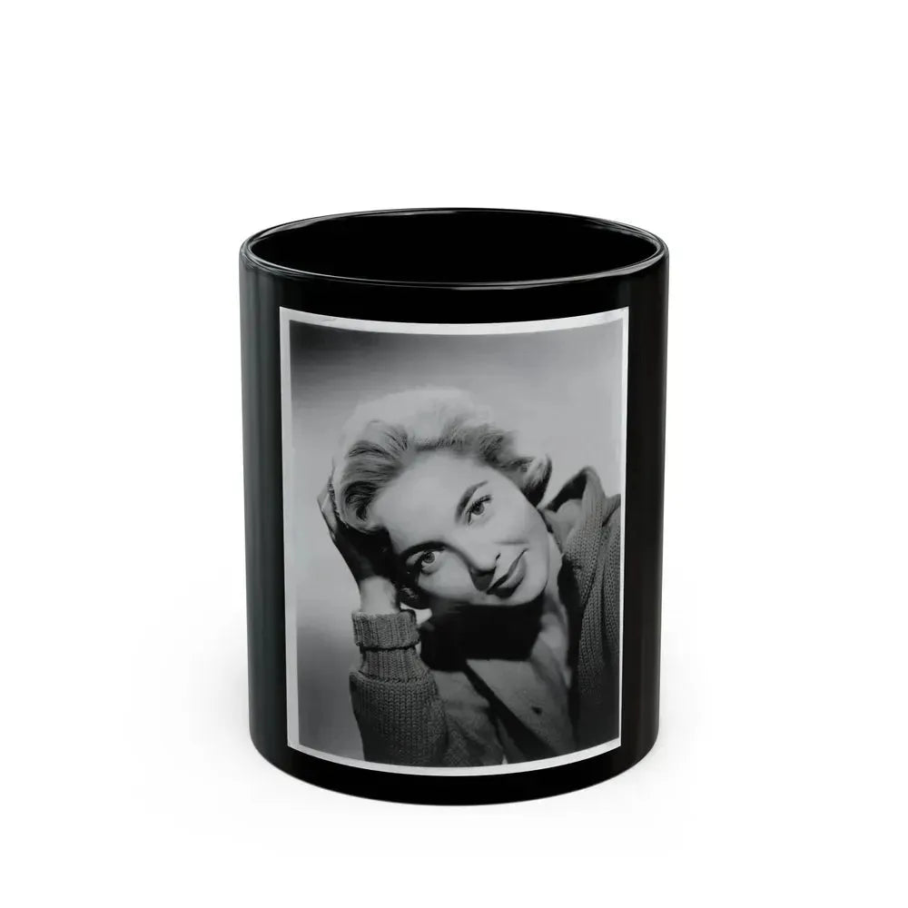 Beverly Garland #47 (Vintage Female Icon) Black Coffee Mug 11oz - Go Mug Yourself