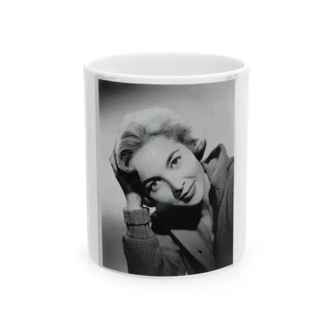 Beverly Garland #47 (Vintage Female Icon) White Coffee Mug 11oz - Go Mug Yourself