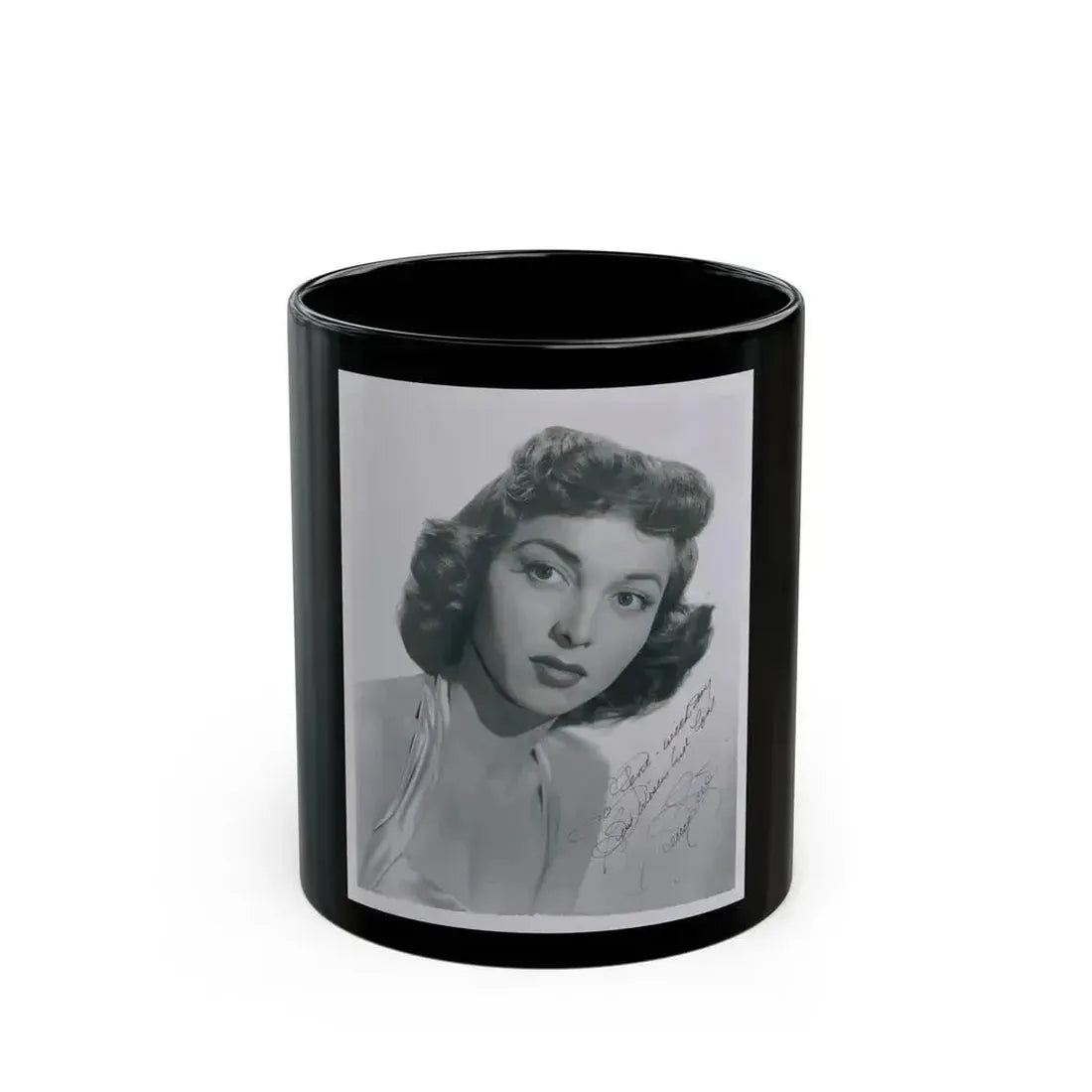 Beverly Garland #50 (Vintage Female Icon) Black Coffee Mug 11oz - Go Mug Yourself