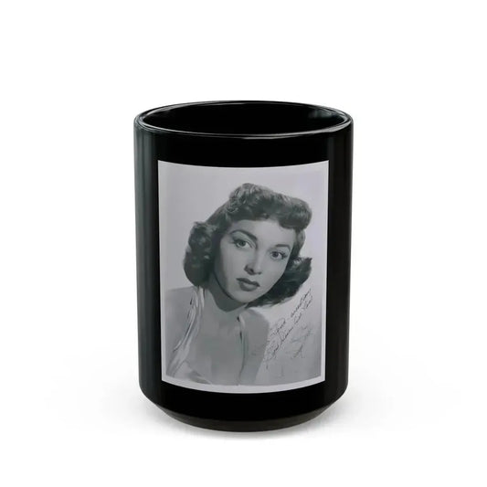 Beverly Garland #50 (Vintage Female Icon) Black Coffee Mug 15oz - Go Mug Yourself