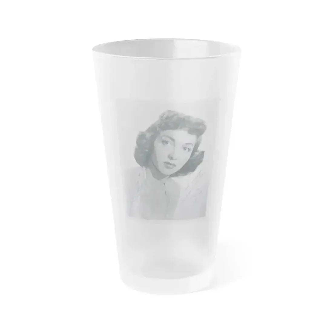 Beverly Garland #50 (Vintage Female Icon) Frosted Pint Glass 16oz 16oz Frosted - Go Mug Yourself