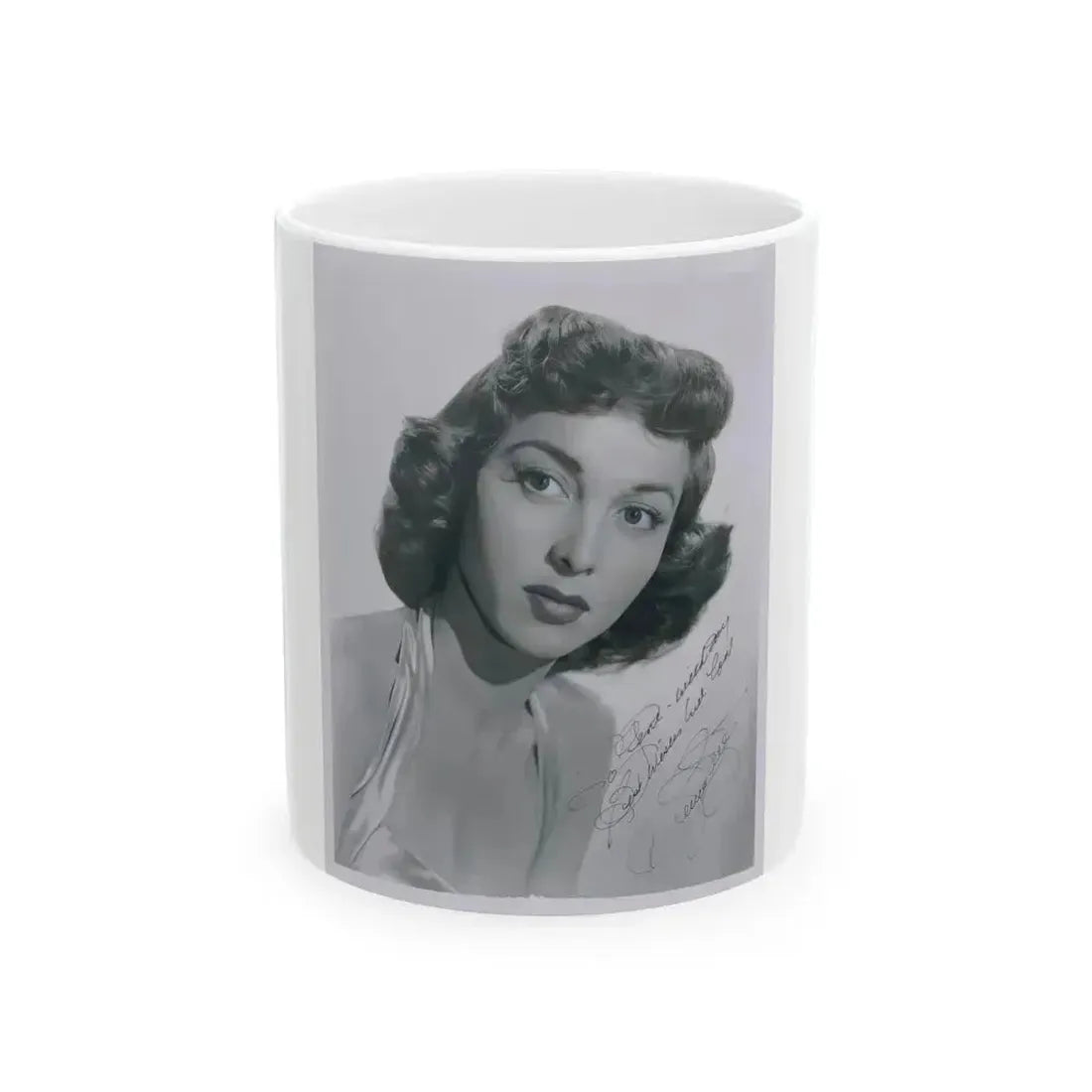 Beverly Garland #50 (Vintage Female Icon) White Coffee Mug 11oz - Go Mug Yourself