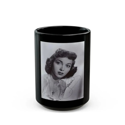 Beverly Garland #50_1 (Vintage Female Icon) Black Coffee Mug 15oz - Go Mug Yourself