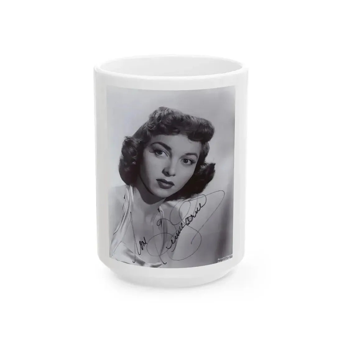 Beverly Garland #50_1 (Vintage Female Icon) White Coffee Mug 15oz - Go Mug Yourself