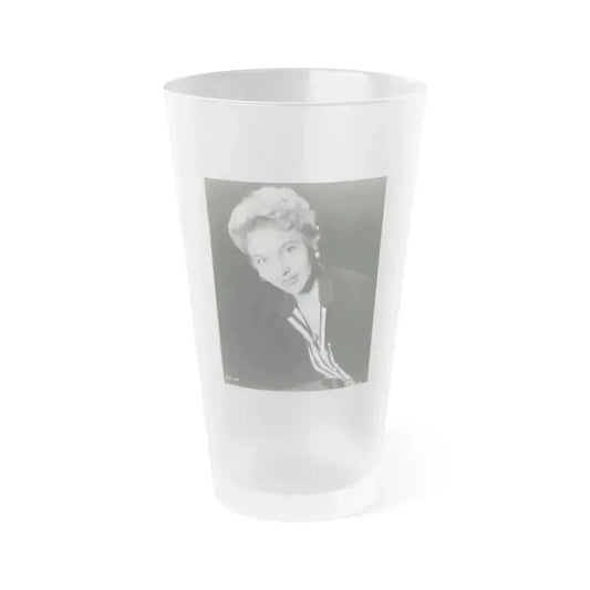 Beverly Garland #68 (Vintage Female Icon) Frosted Pint Glass 16oz 16oz Frosted - Go Mug Yourself
