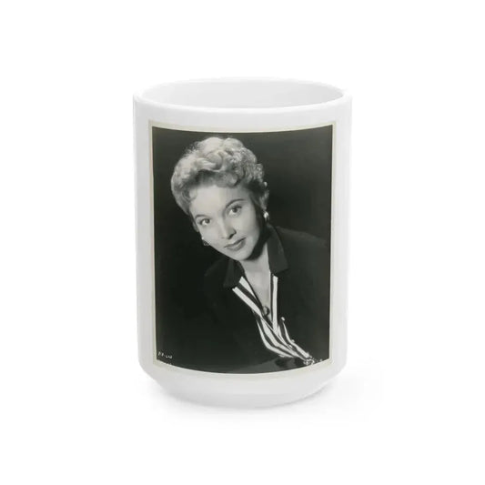 Beverly Garland #68 (Vintage Female Icon) White Coffee Mug 15oz - Go Mug Yourself