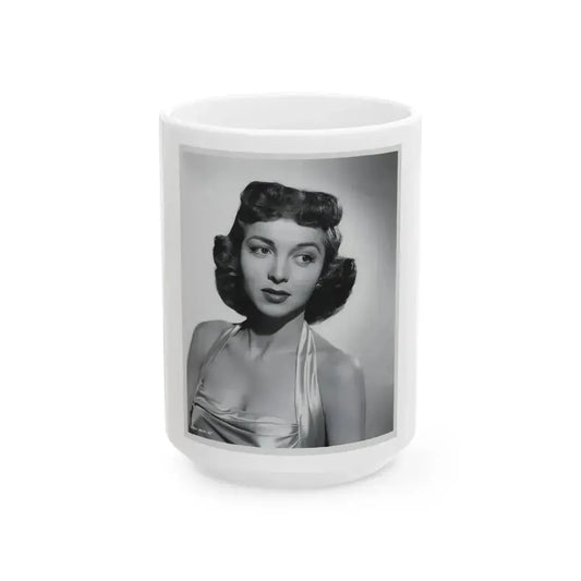 Beverly Garland #69 (Vintage Female Icon) White Coffee Mug 15oz - Go Mug Yourself