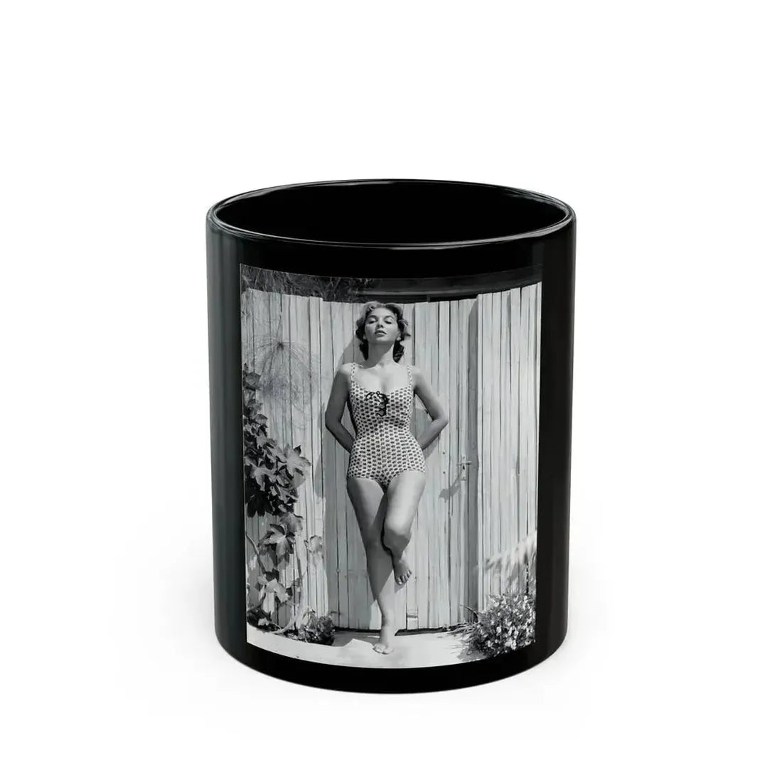 Beverly Garland #72 (Vintage Female Icon) Black Coffee Mug 11oz - Go Mug Yourself