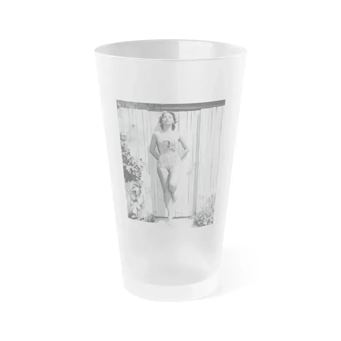 Beverly Garland #72 (Vintage Female Icon) Frosted Pint Glass 16oz 16oz Frosted - Go Mug Yourself