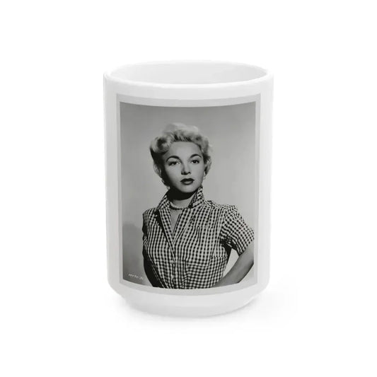 Beverly Garland #74 (Vintage Female Icon) White Coffee Mug 15oz - Go Mug Yourself