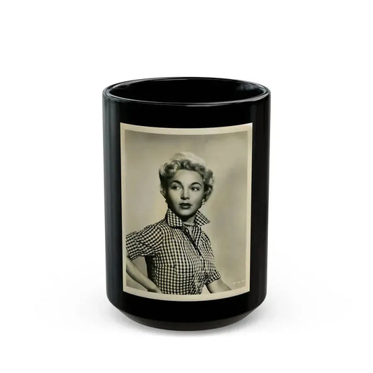 Beverly Garland #75 (Vintage Female Icon) Black Coffee Mug 15oz - Go Mug Yourself