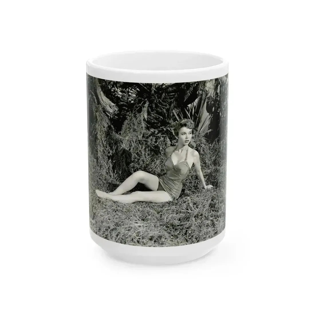 Beverly Garland #78 (Vintage Female Icon) White Coffee Mug 15oz - Go Mug Yourself