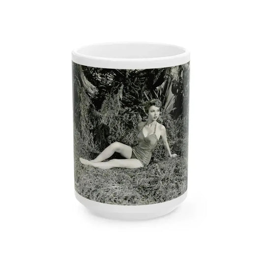 Beverly Garland #78 (Vintage Female Icon) White Coffee Mug 15oz - Go Mug Yourself