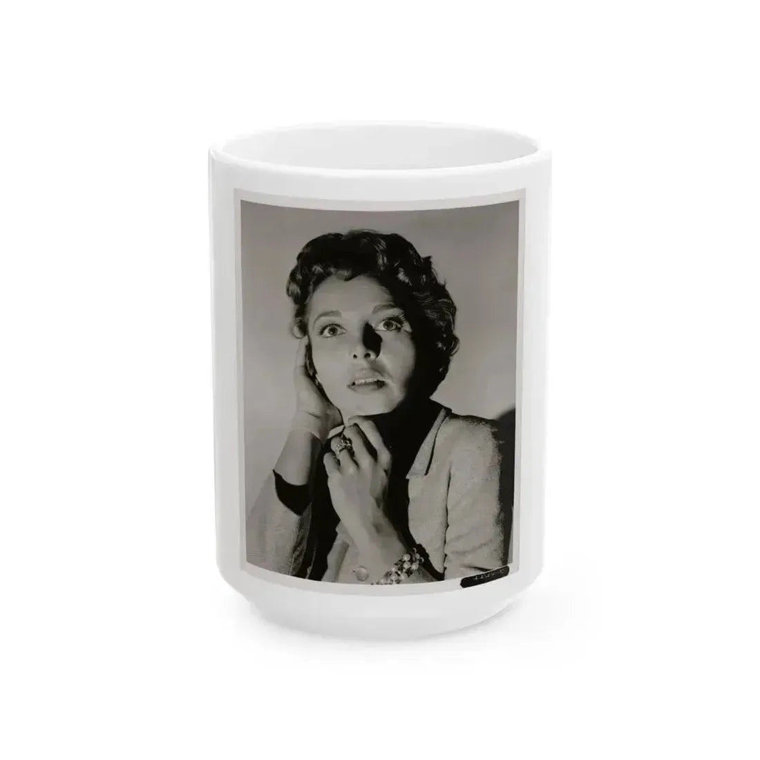Beverly Garland #94 (Vintage Female Icon) White Coffee Mug 15oz - Go Mug Yourself