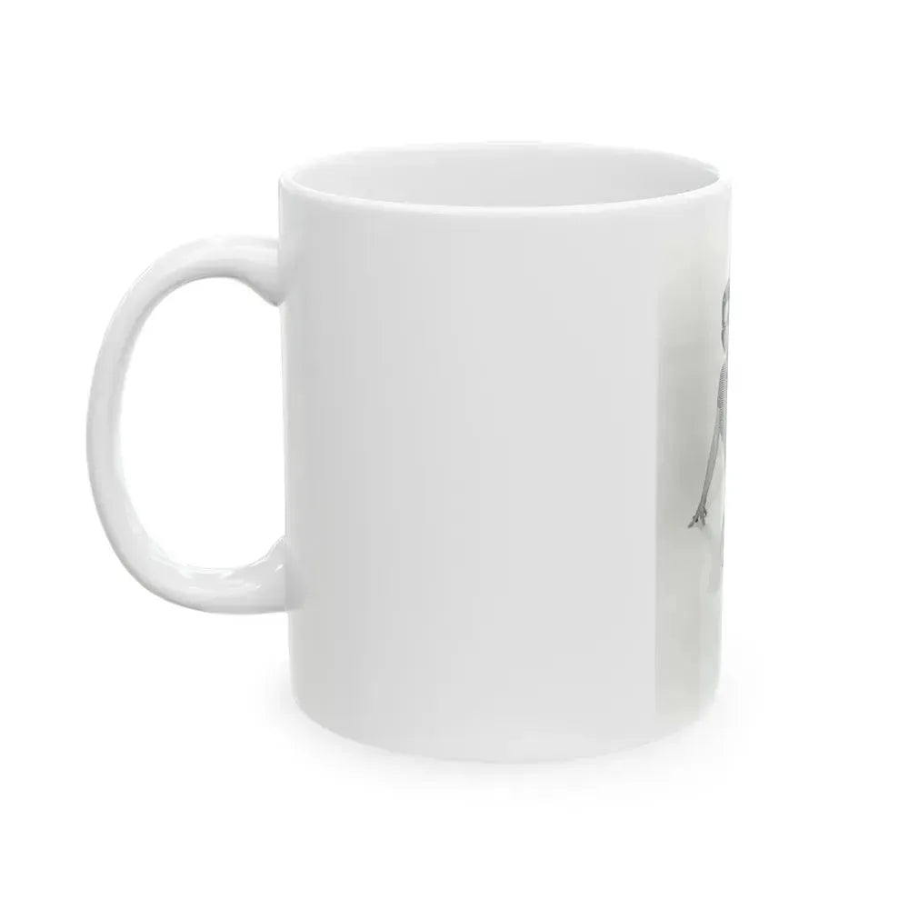 Beverly Garland #95 - 8x10 Vintage B&W Leggy Glamour Promo Photo for ''The Joker Is Wild'' '57 (Vintage Female Icon) White Coffee Mug - Go Mug Yourself