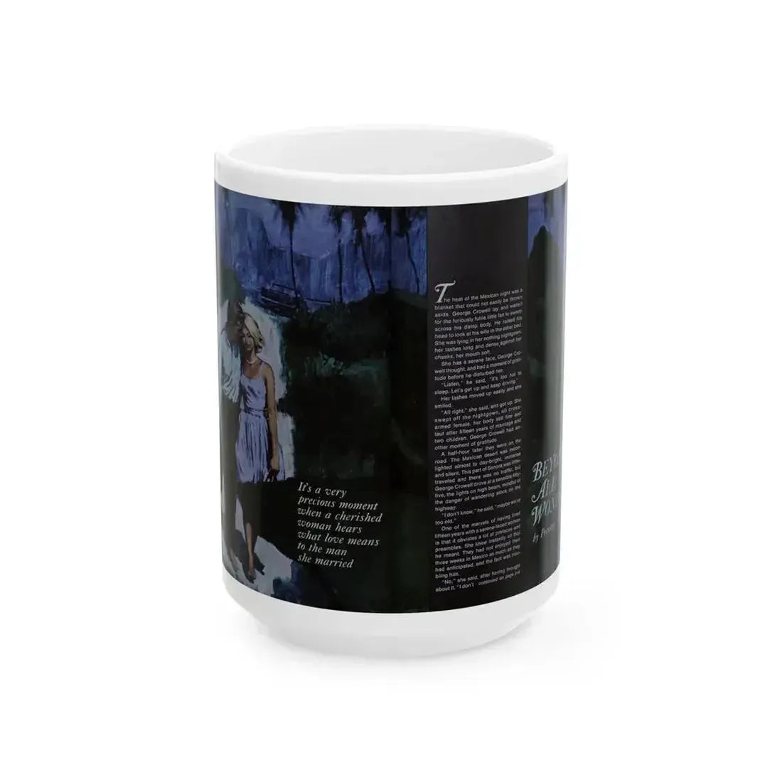 Beyond All Wonder, Good Housekeeping, October 1963 - White Coffee Mug 15oz - Go Mug Yourself
