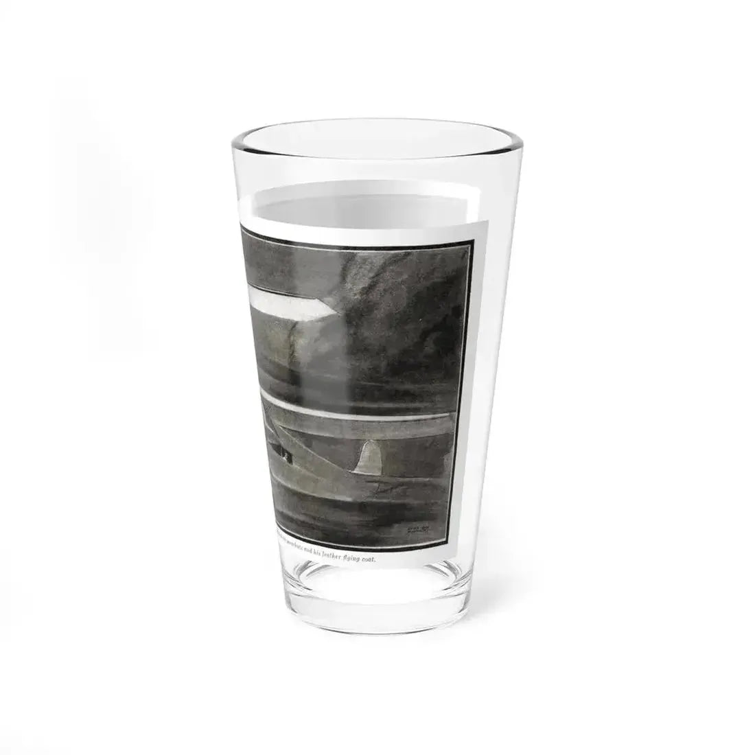 Beyond Control, Liberty magazine, August 13, 1932 (Magazine Illustration) Pint Glass 16oz - Go Mug Yourself