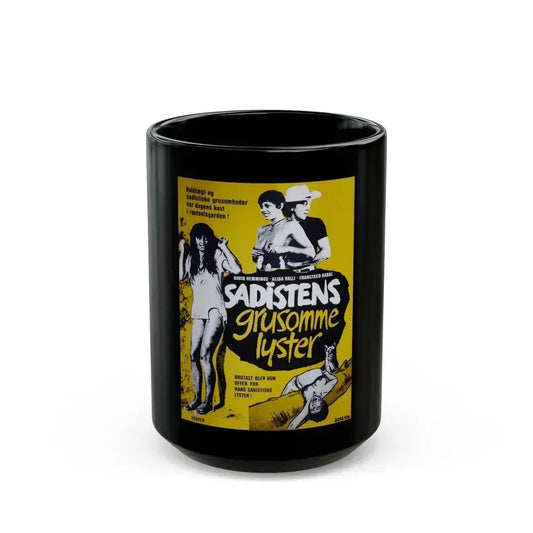 BEYOND EROTICA (DANISH) 1974 Movie Poster - Black Coffee Mug 15oz - Go Mug Yourself