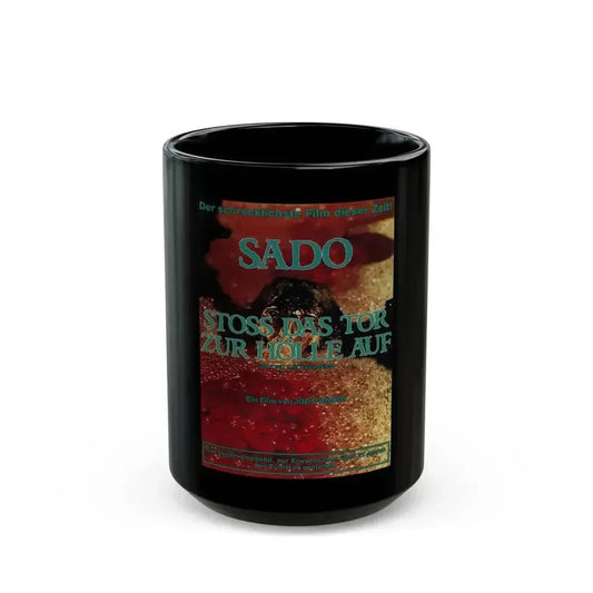 BEYOND THE DARKNESS (GERMAN) 1979 Movie Poster - Black Coffee Mug 15oz - Go Mug Yourself