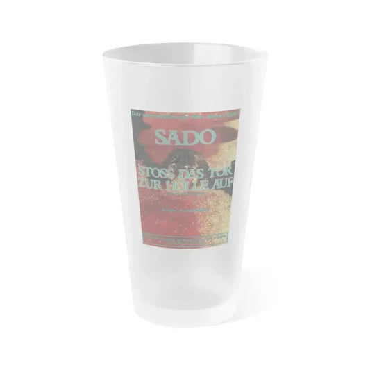 BEYOND THE DARKNESS (GERMAN) 1979 Movie Poster - Frosted Pint Glass 16oz 16oz Frosted - Go Mug Yourself