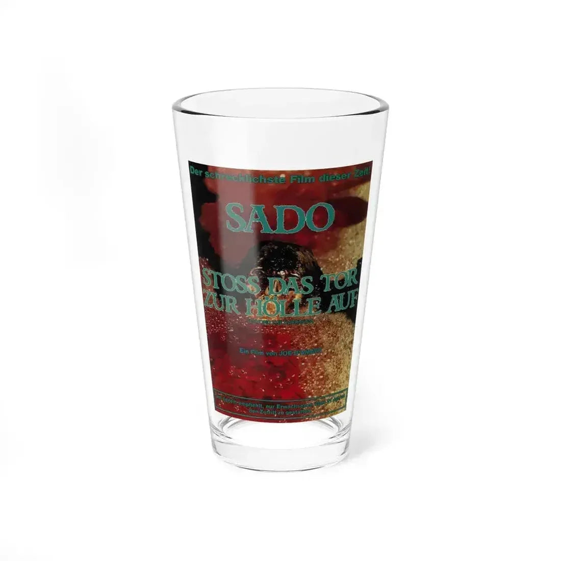 BEYOND THE DARKNESS (GERMAN) 1979 Movie Poster - Pint Glass 16oz 16oz - Go Mug Yourself