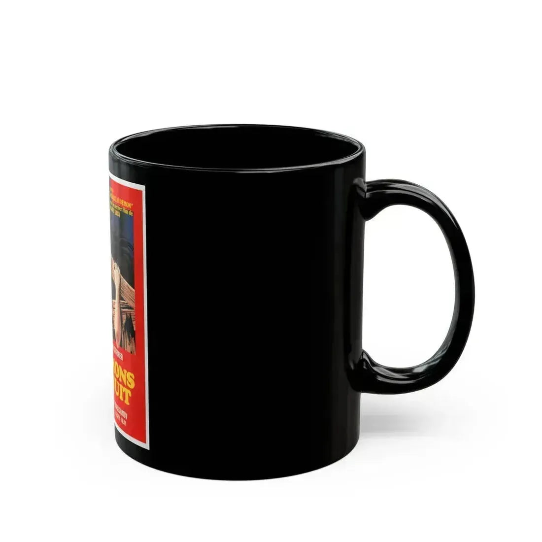 BEYOND THE DOOR II aka SHOCK (FRENCH) 1977 Movie Poster - Black Coffee Mug - Go Mug Yourself