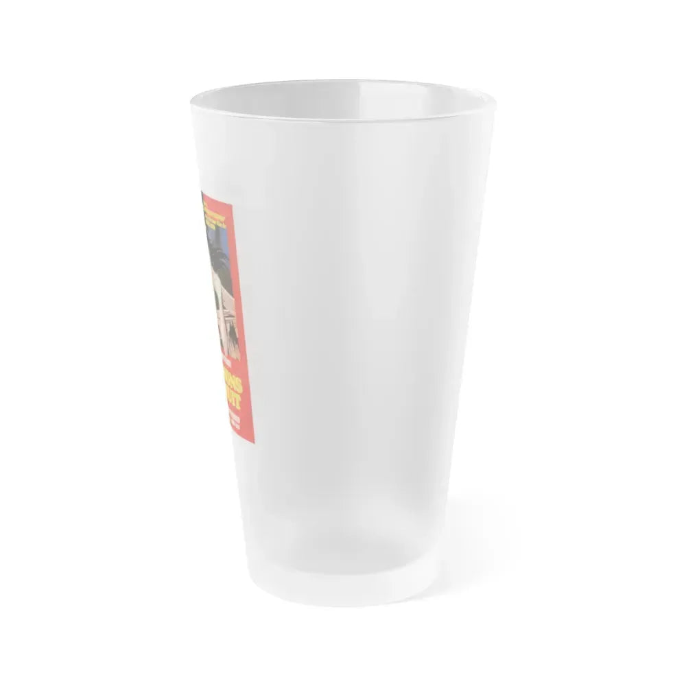 BEYOND THE DOOR II aka SHOCK (FRENCH) 1977 Movie Poster - Frosted Pint Glass 16oz - Go Mug Yourself