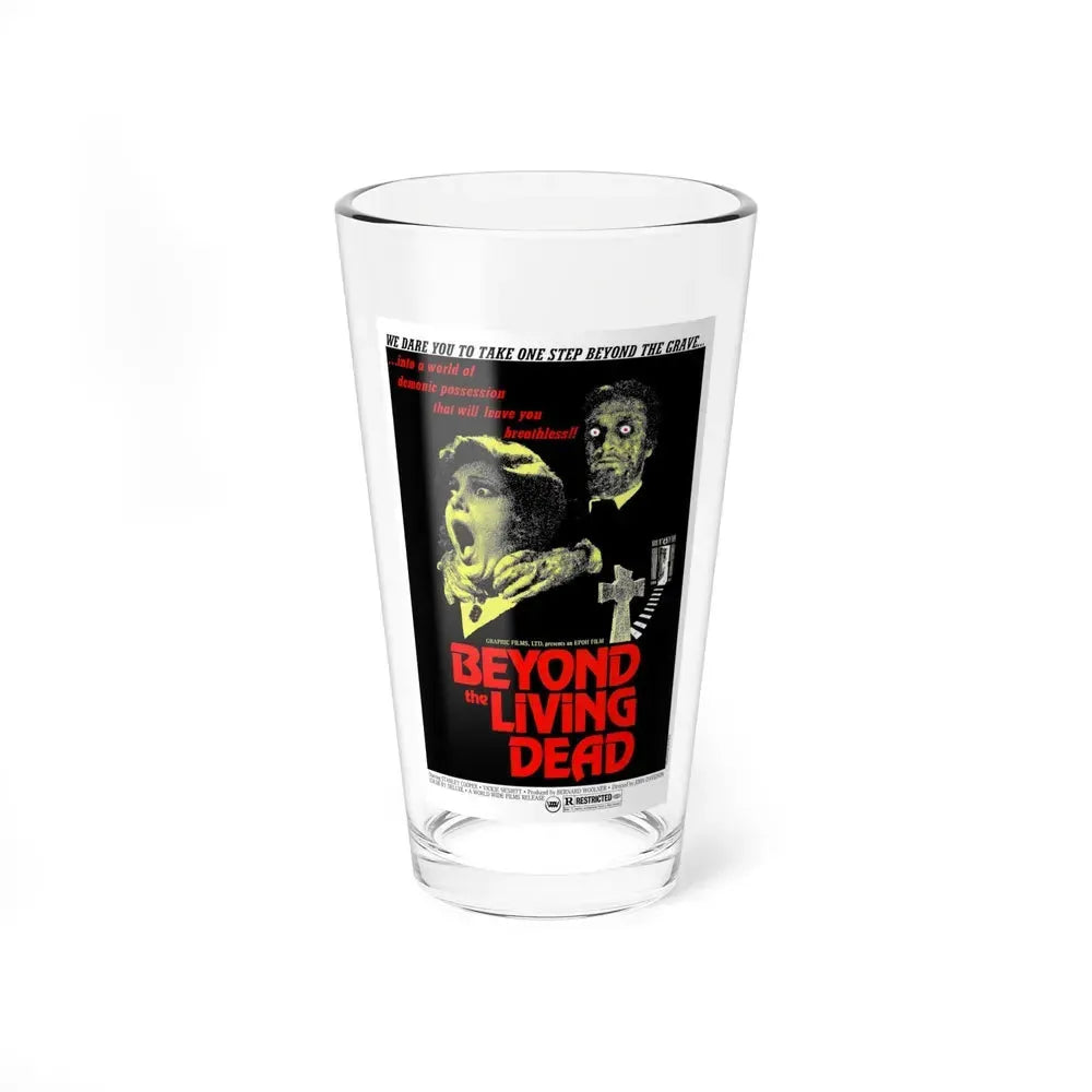 BEYOND THE LIVING DEAD (THE HANGING WOMAN) 1973 Movie Poster - Pint Glass 16oz 16oz - Go Mug Yourself