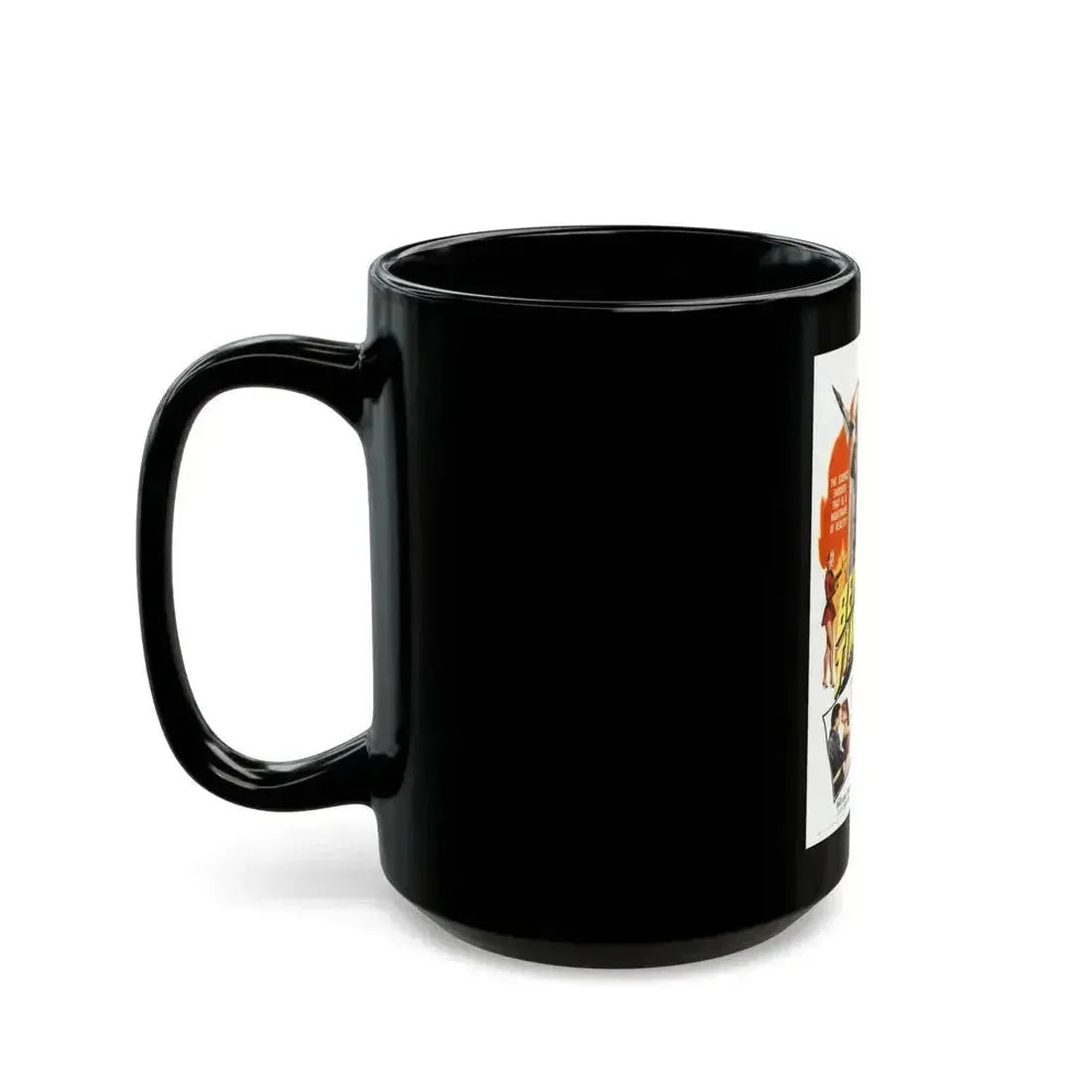 BEYOND THE TIME BARRIER 1960 Movie Poster - Black Coffee Mug - Go Mug Yourself