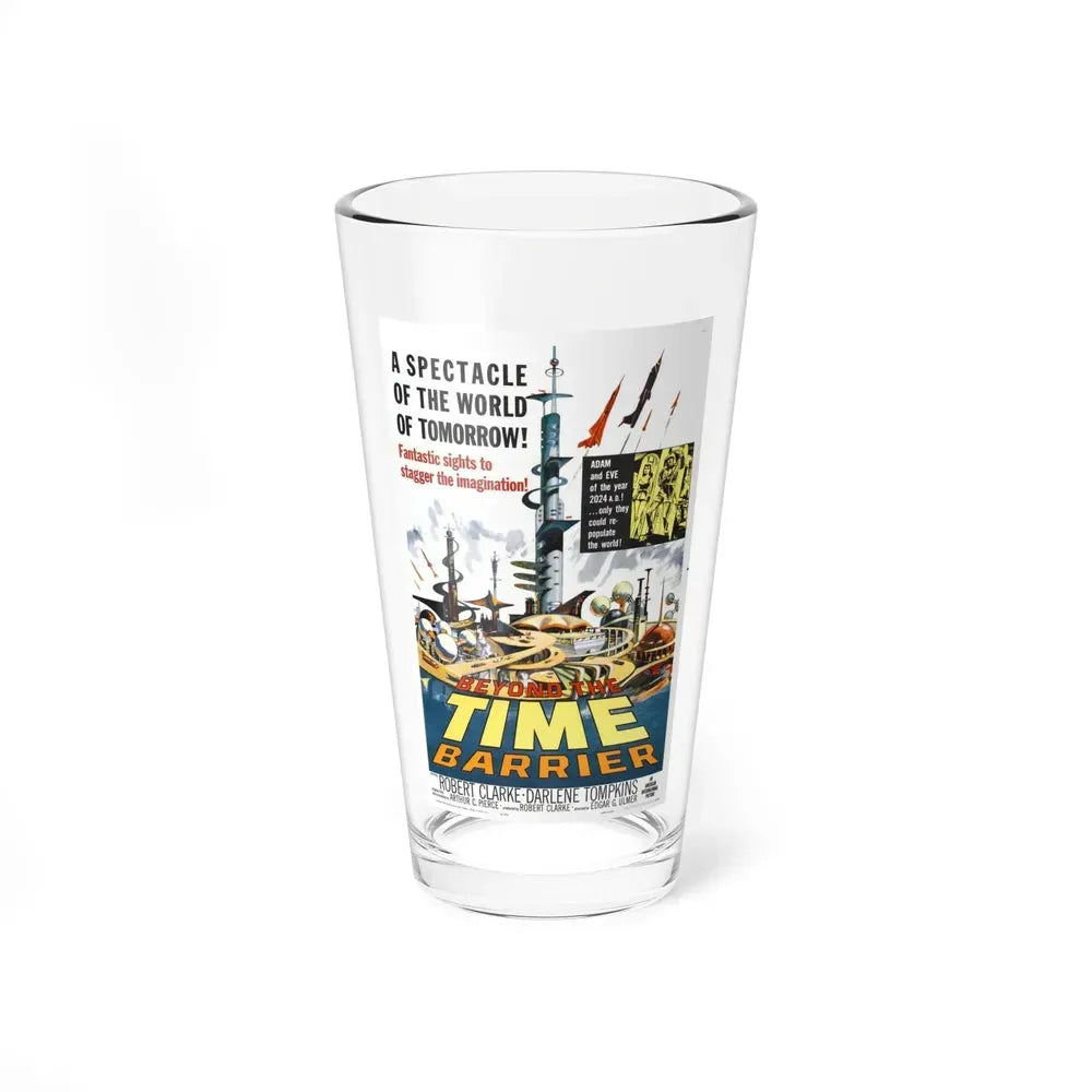 BEYOND THE TIME BARRIER (2) 1960 Movie Poster - Pint Glass 16oz 16oz - Go Mug Yourself