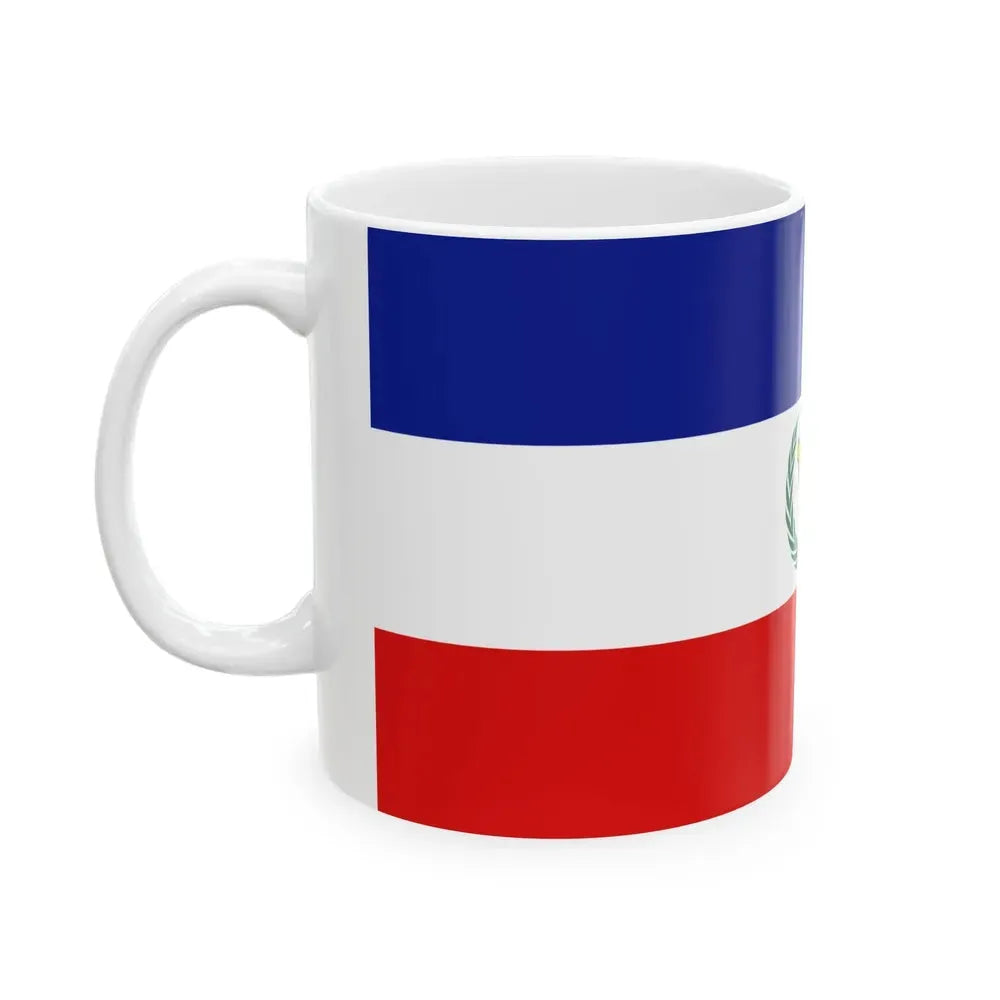 BH Fourth Alternative Flag of Second Proposal (Bosnia and Herzegovina) White Coffee Mug - Go Mug Yourself